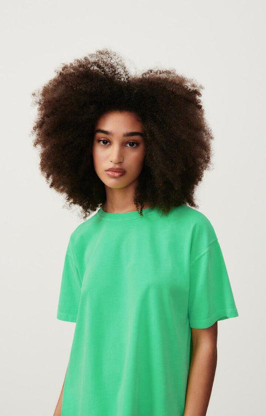American Vintage || Fizvalley - T-Shirt - Vert Fluo American Vintage