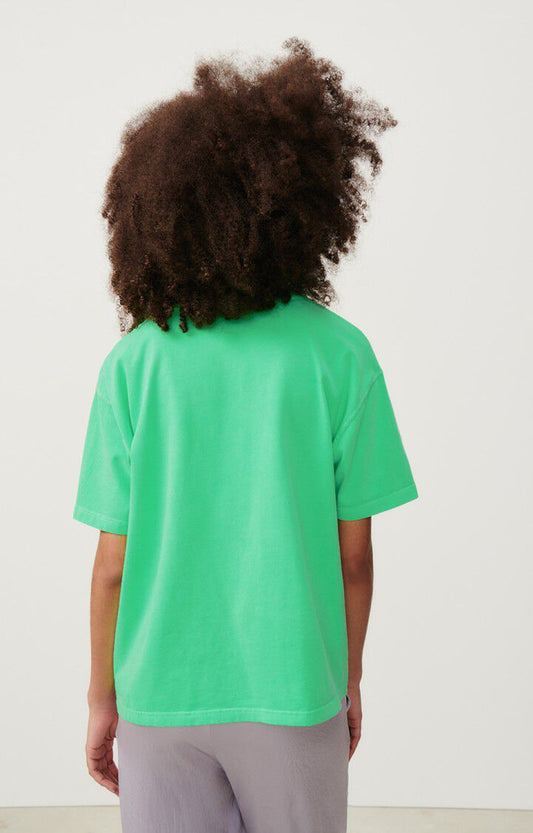 American Vintage || Fizvalley - T-Shirt - Vert Fluo American Vintage