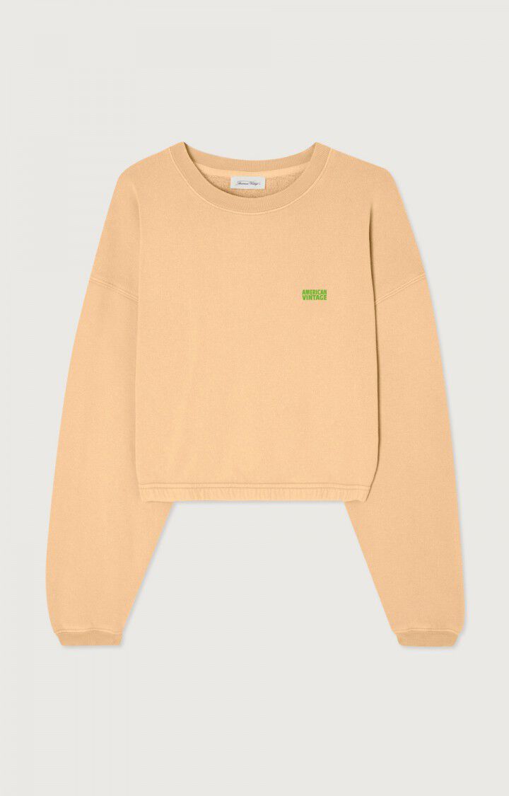 American Vintage || Izubird - Sweat Col Rond - Nude Vintage