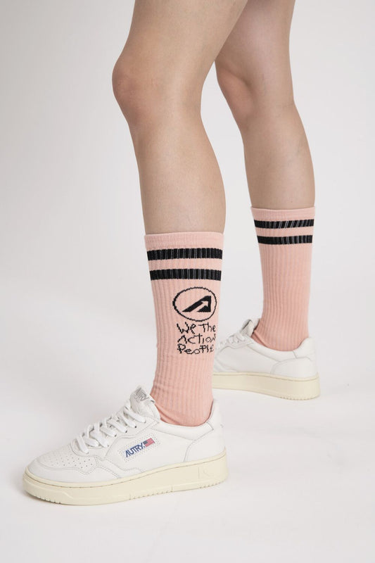 Autry || Chaussettes - PNK/BLK Autry