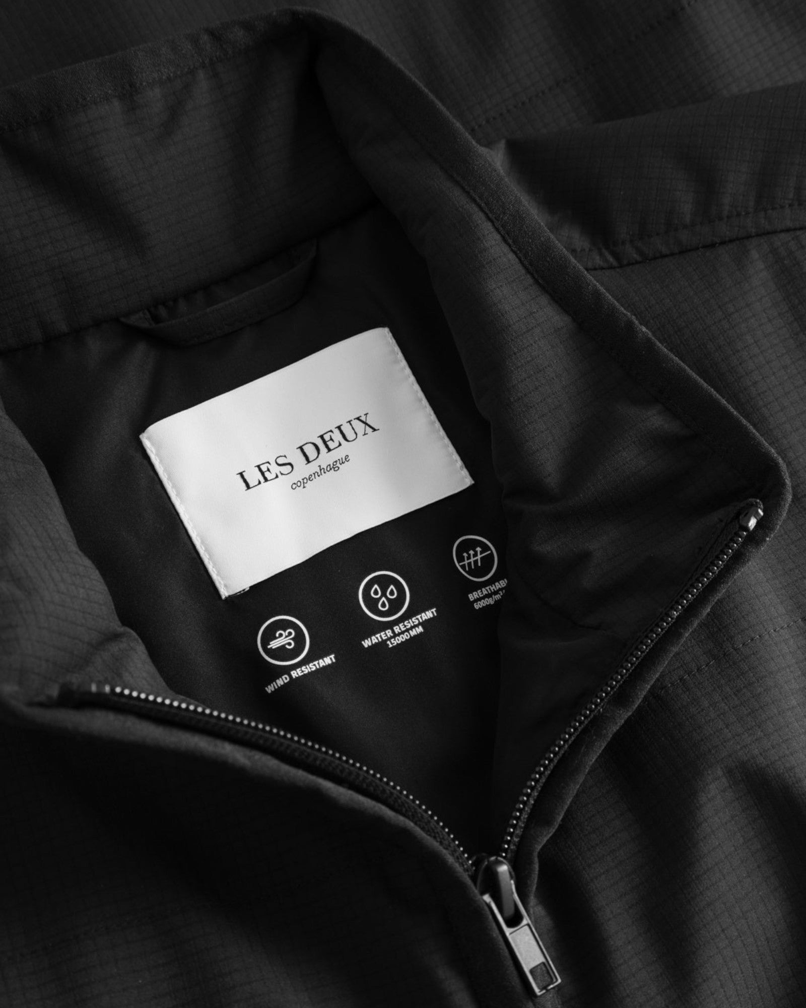 Les Deux || Norris Ripstop Vest - Black Les Deux