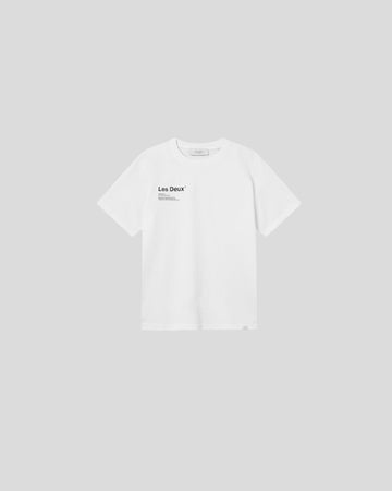 Les Deux || Brody T-Shirt - White/ Black