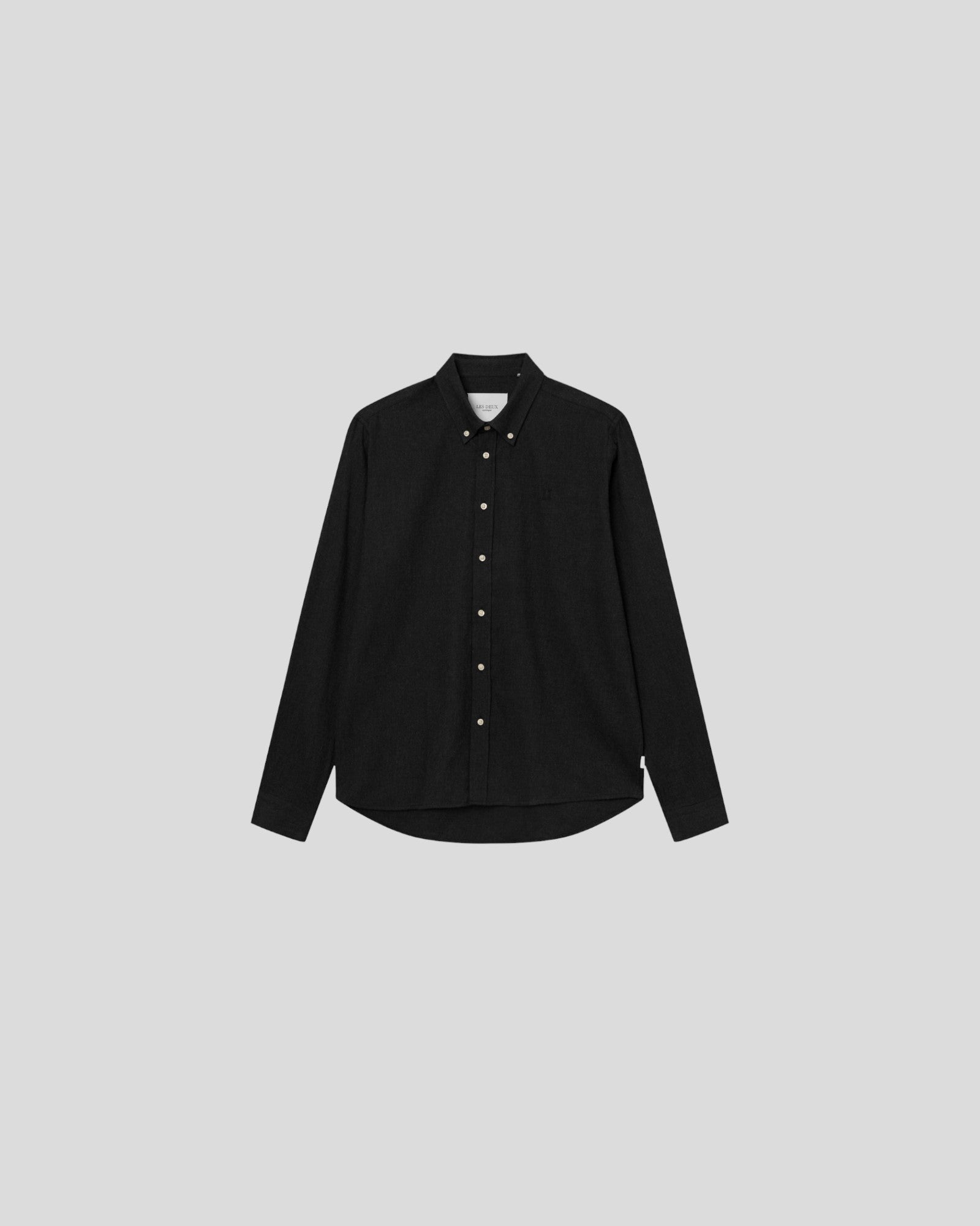 Les Deux || Desert Reg Shirt - Black Melange