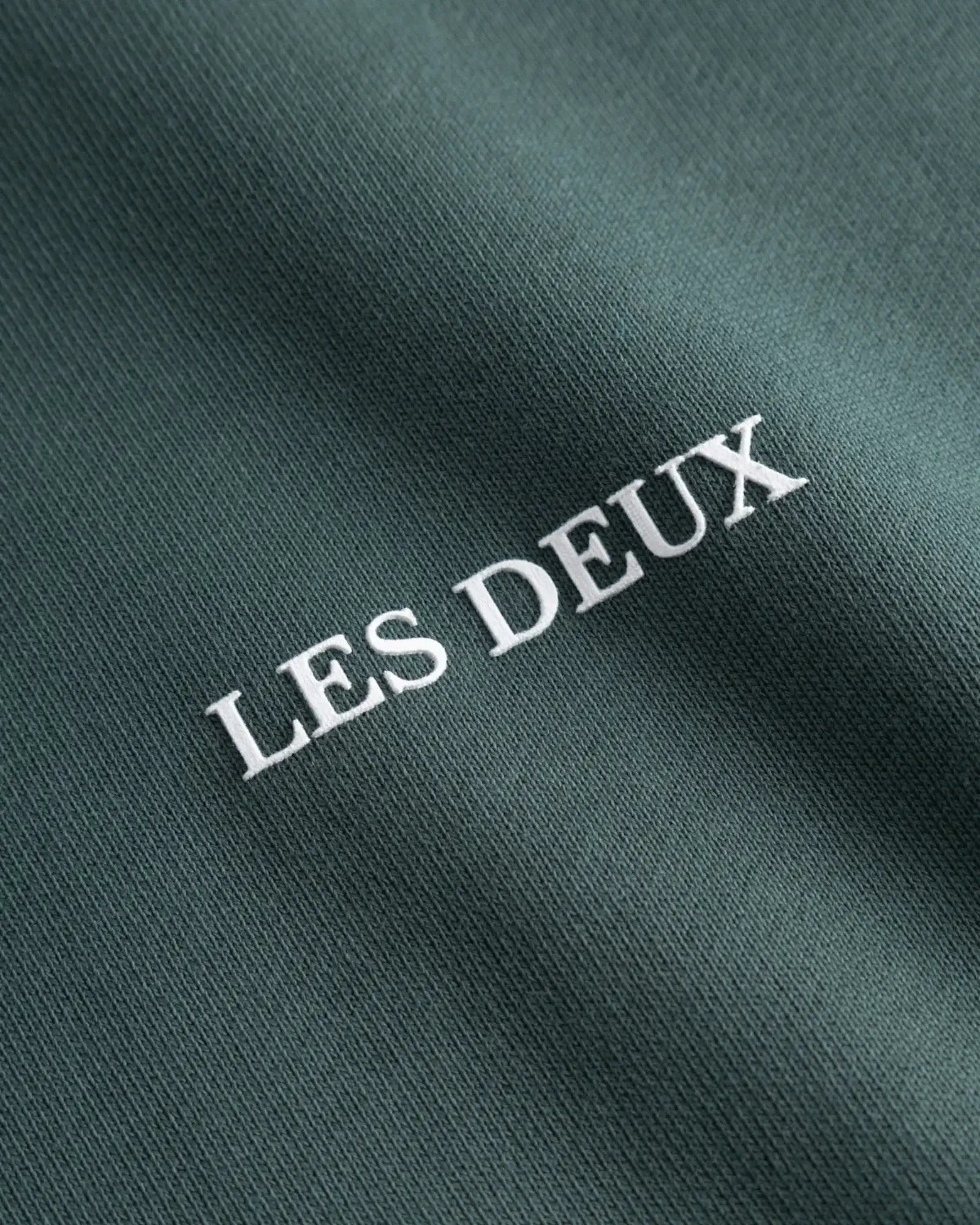 Les Deux || Lens Hoodie - Pine green Les Deux