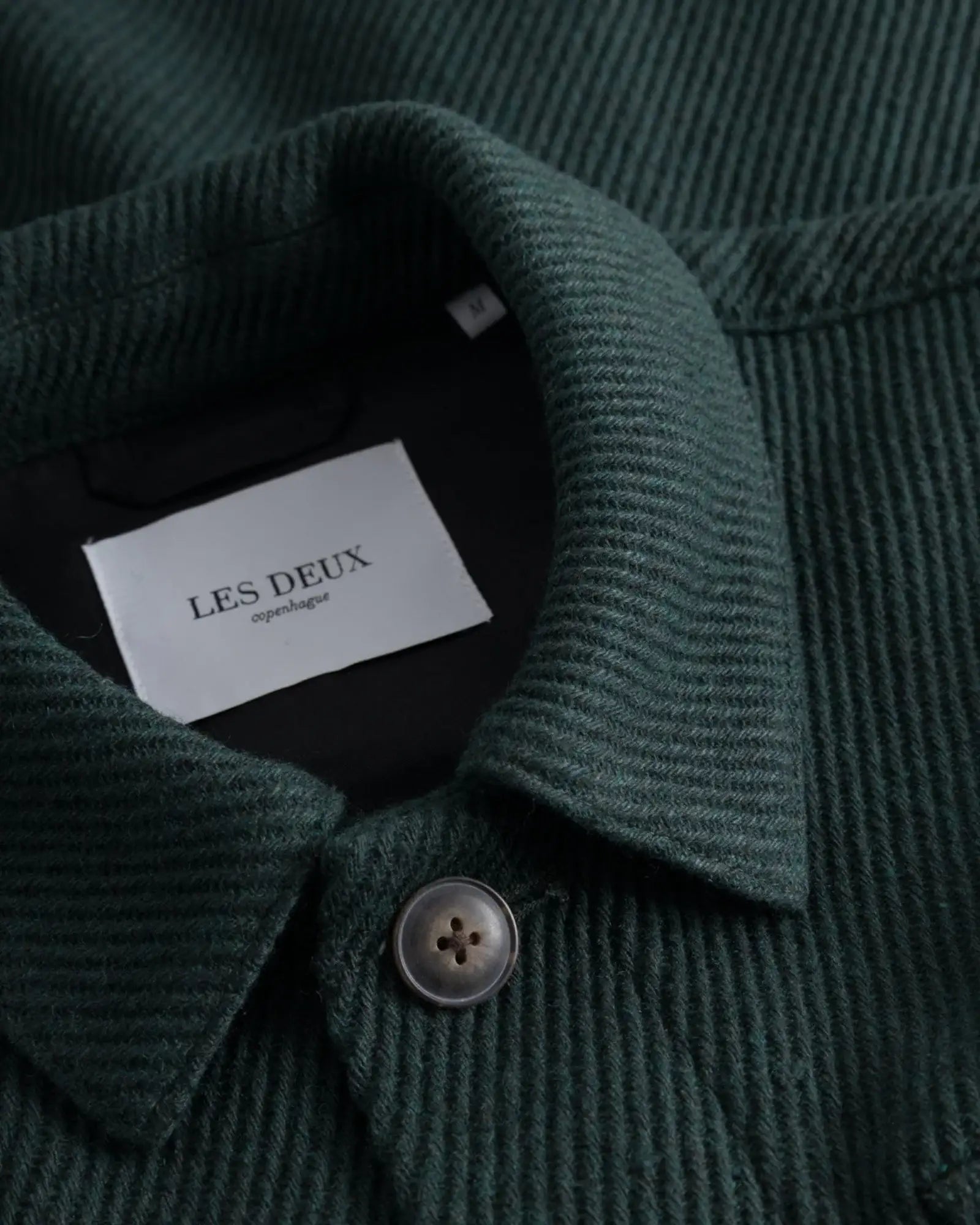 Les Deux || Nash 2.0 Wool Hybrid Jacket - Pine Green Les Deux