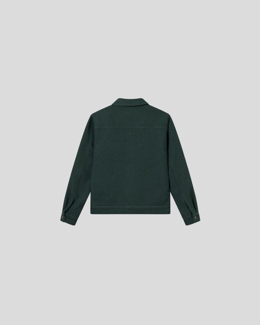 Les Deux || Nash 2.0 Wool Hybrid Jacket - Pine Green