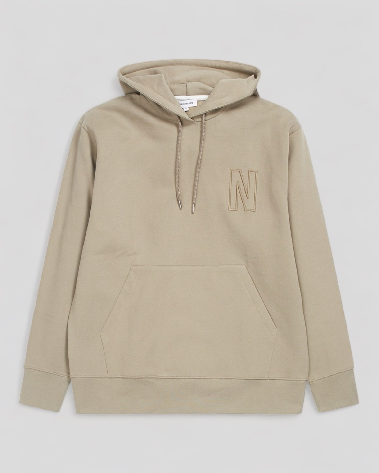 Norse Projects || Arne Logo Hoodie - Sand