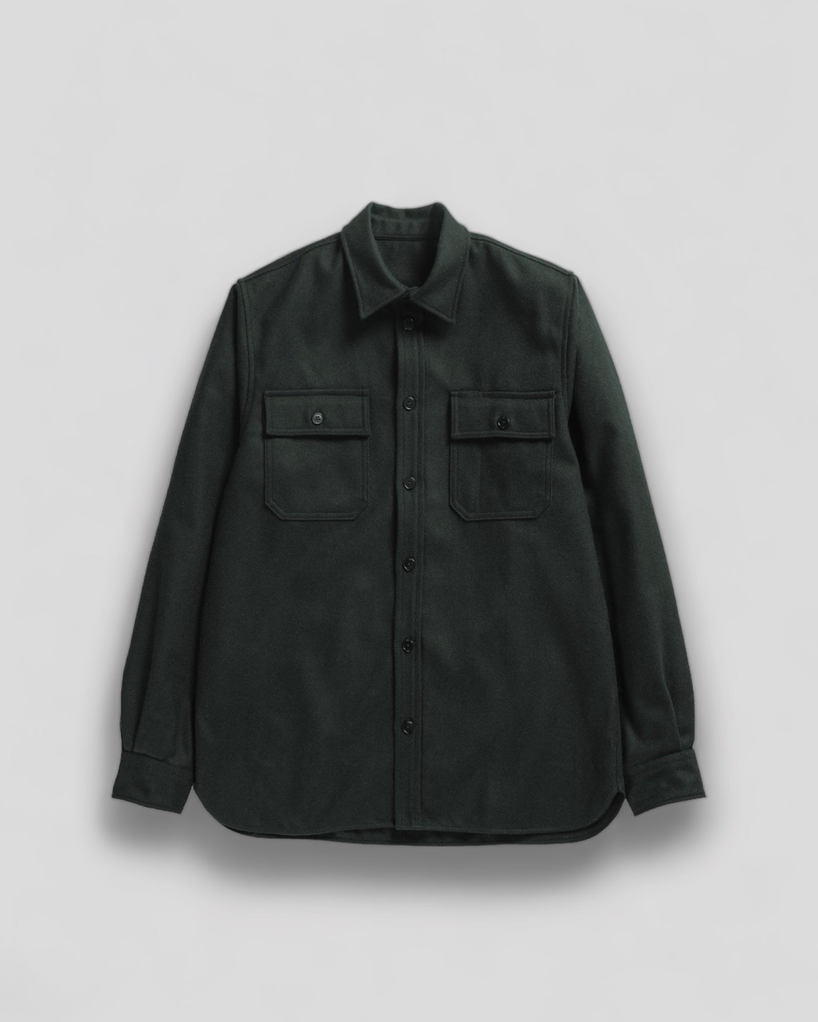 Norse Projects || Silas Wool Overshirt - Varsity Green