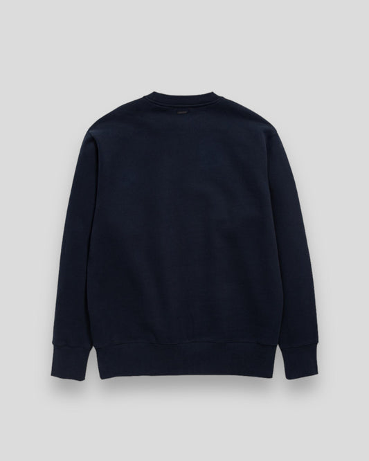 Norse Projects || Organic Brushed cotton Sweat - Dark Navy