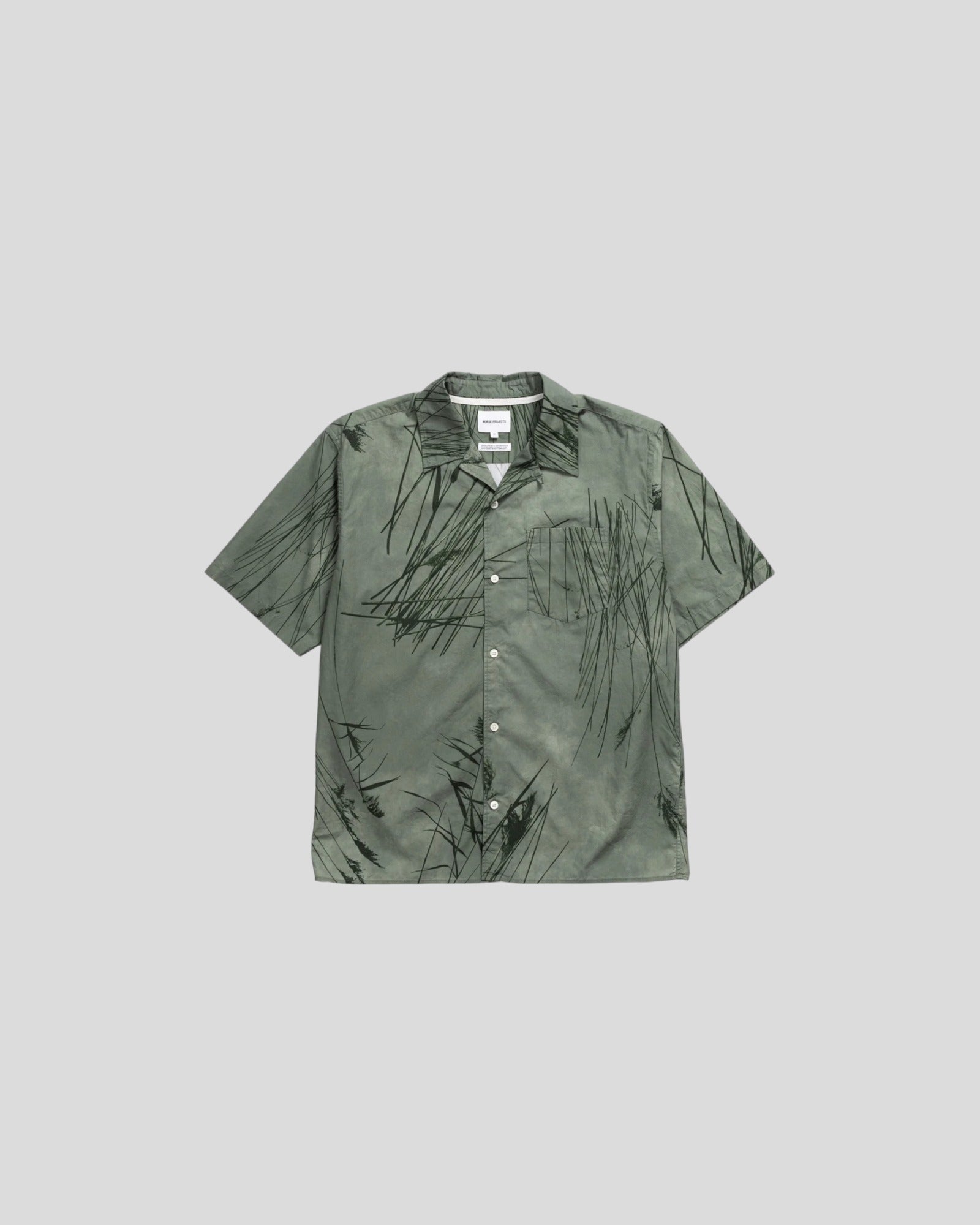 Norse Projects || Carsten Print - Dried Sage Green