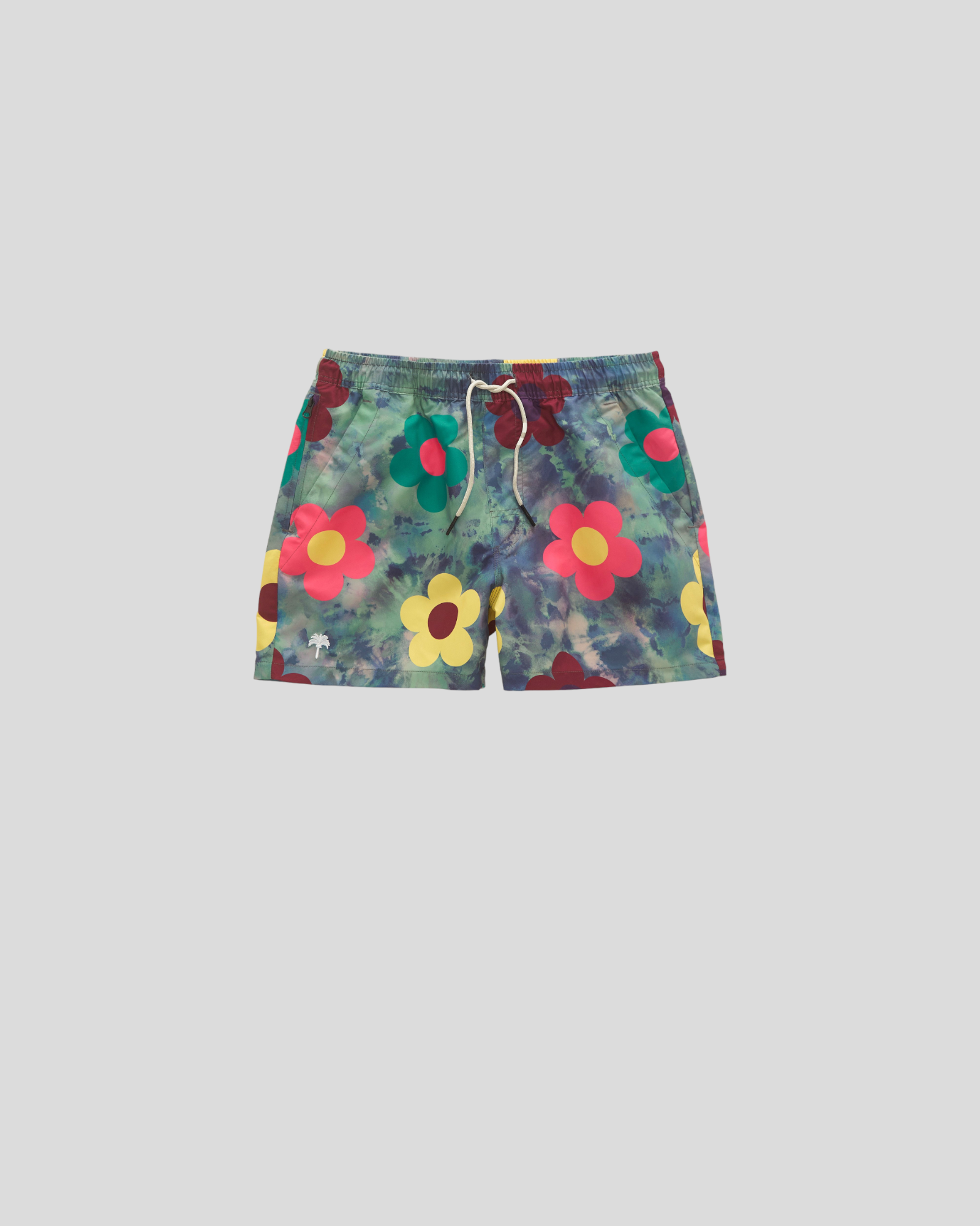 OAS || Darksy Swim Shorts - Flowers