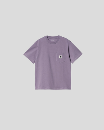 Carhartt || W' S/S Pocket - T-Shirt - Glassy Purple Carhartt