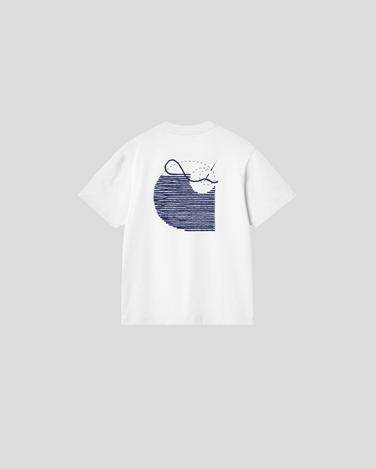 Carhartt ||W' Stitch T-Shirt - White/Elder