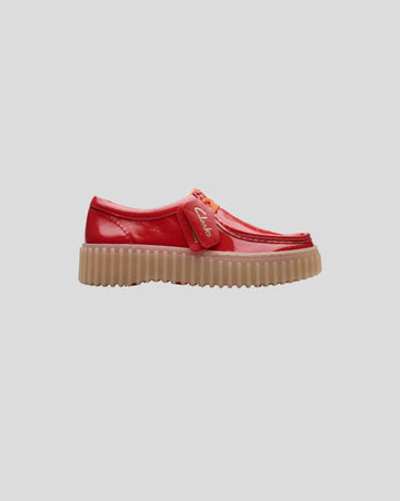 Clarks || Torhill Bee - Red Patent Clarks
