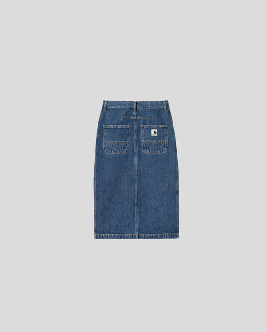 Carhartt || W' Colby Skirt - Blue Stone Washed